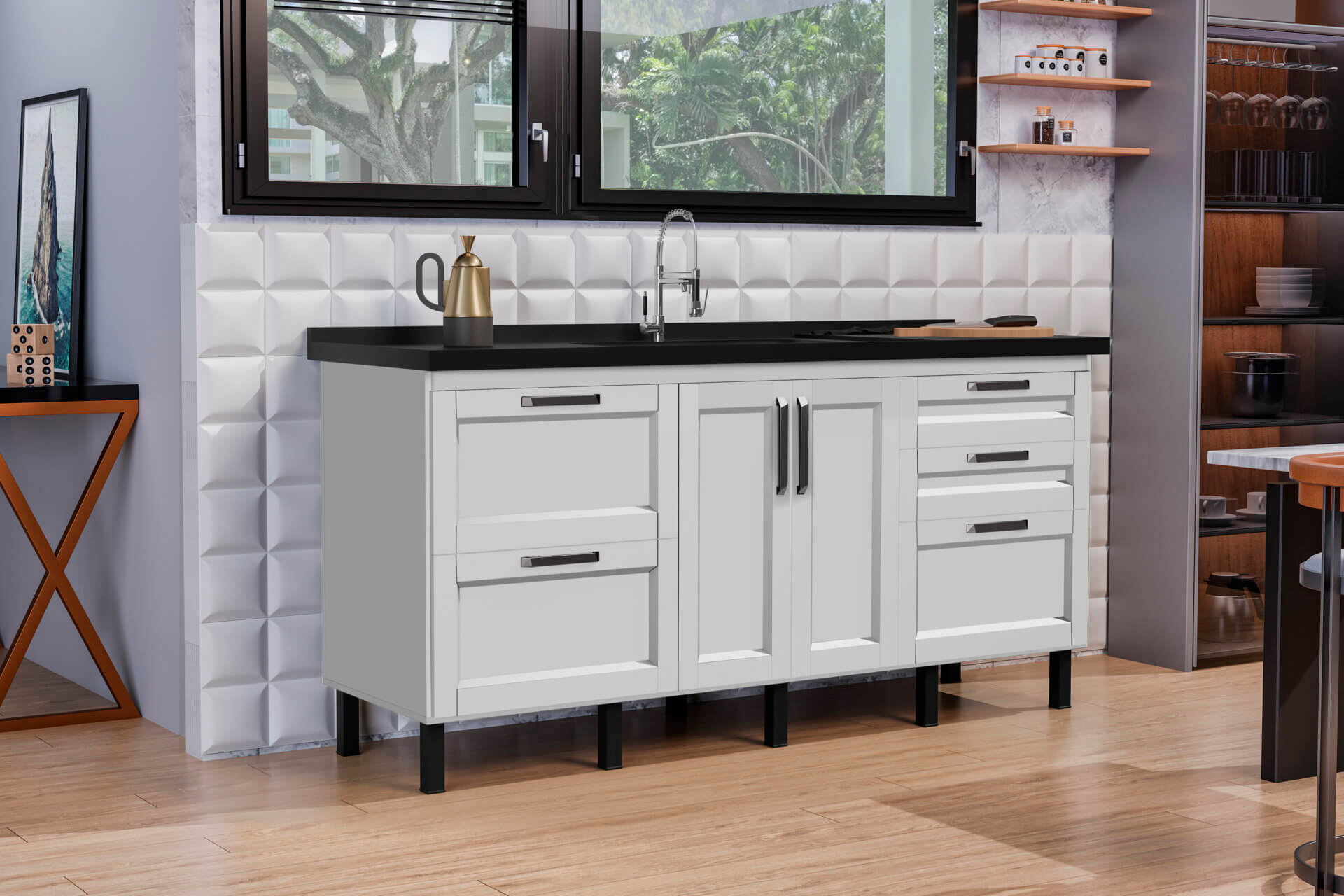 Cozinha MONTANA 180 Branco