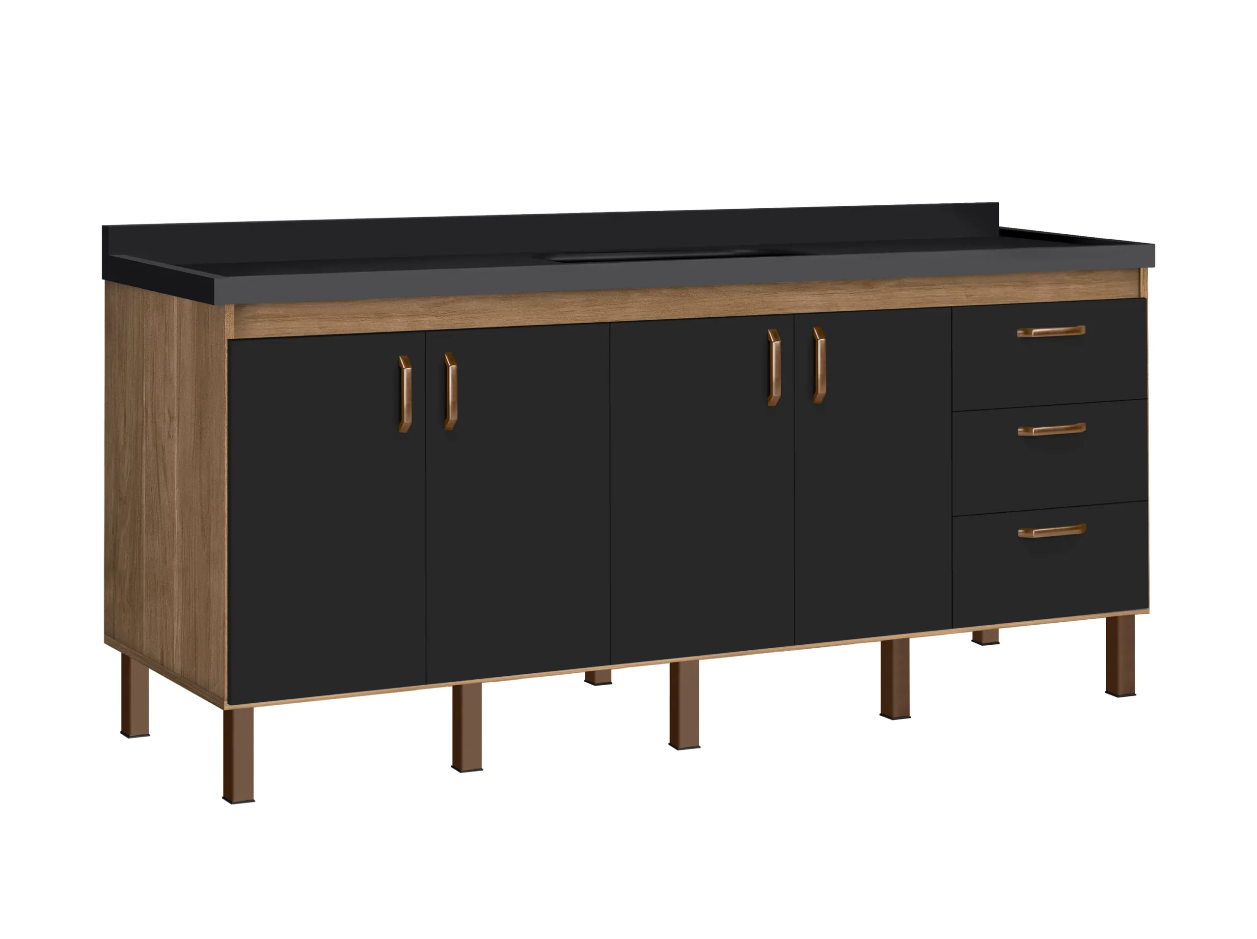 Copacabana Avelato com Preto Fosco 1,80