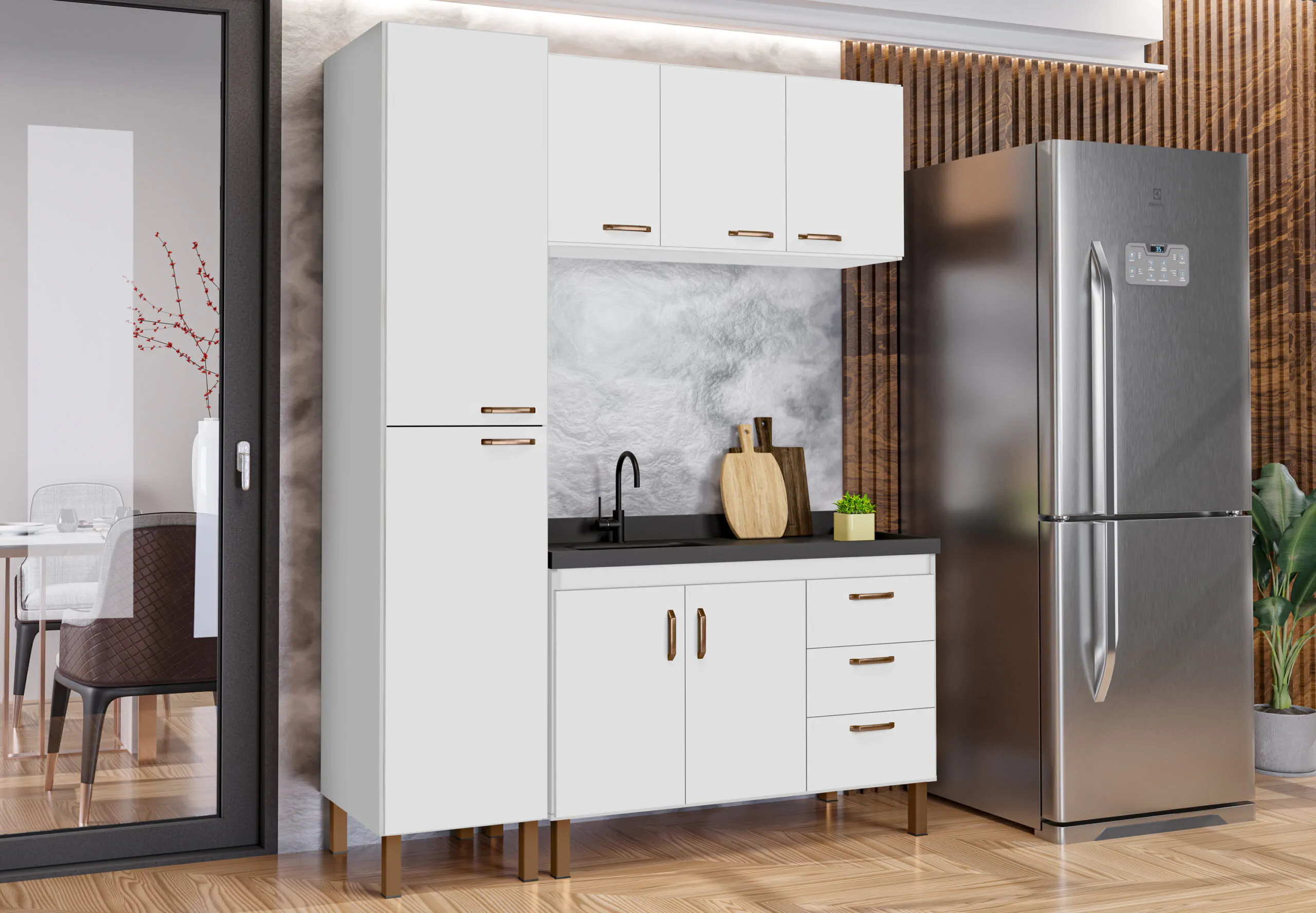 Cozinha Copacabana Completa Branco