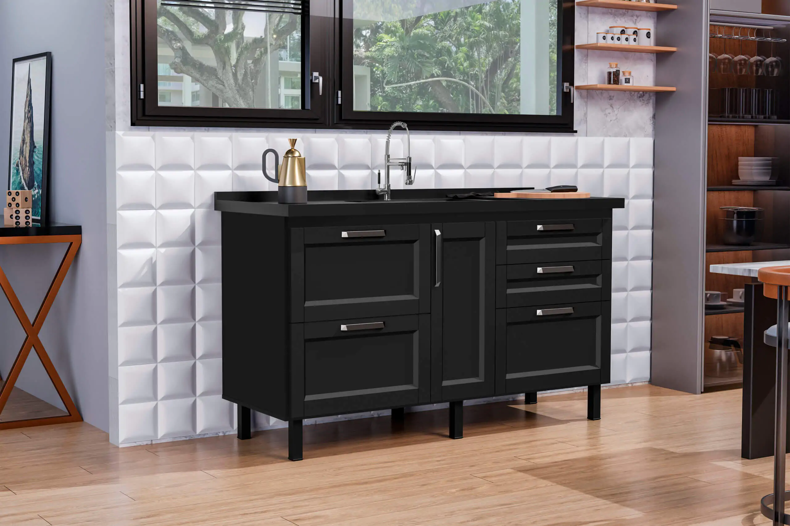 Cozinha MONTANA 150 Preto